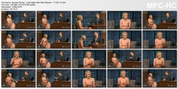 Saoirse Ronan - Late Night with Seth Meyers - 11-28-17