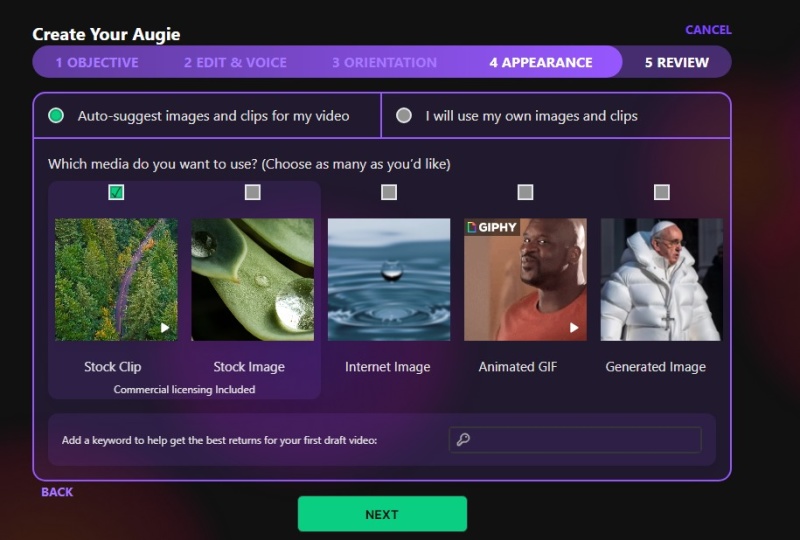 Augie AI視頻創作 自動字幕 視頻編輯 AI創作影片
