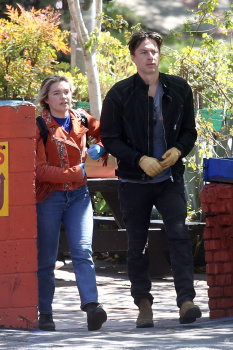 Florence Pugh - seen out with her boyfriend Zach Braff in Los Angeles, March 21, 2020