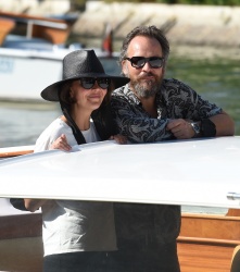 Maggie Gyllenhaal - Seen arriving at the 78th Venice International Film Festival with Peter Sarsgaard in Venice, August 28, 2021