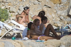 Amazing Topless Beach Ibiza - Rita Ora Topless at the Beach! - The Nip Slip