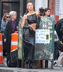 Alexis Ren - Shooting a photoshoot in New York May 19, 2023