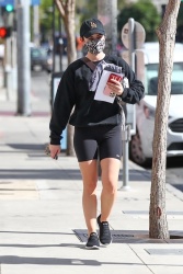 Lucy Hale - Running errands in Los Angeles January 25, 2021