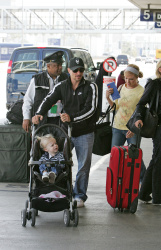 Drew Lachey & Nick Lachey - At the airport on April 25, 2008
