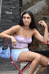 Lourdes Leon Nipple Pokies and Smoking Weed in NYC! - The Nip Slip