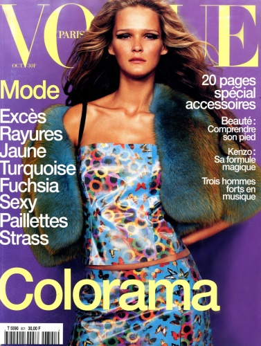 Vogue Paris October 1999 : Carmen Kass by Jean-Baptiste Mondino | the ...