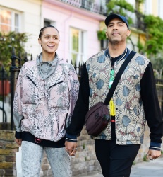 Nathalie Emmanuel - Cuts a casual figure as she walks hand-in-hand with beau Alex Lanipekun in London's Notting Hill, May 30, 2021