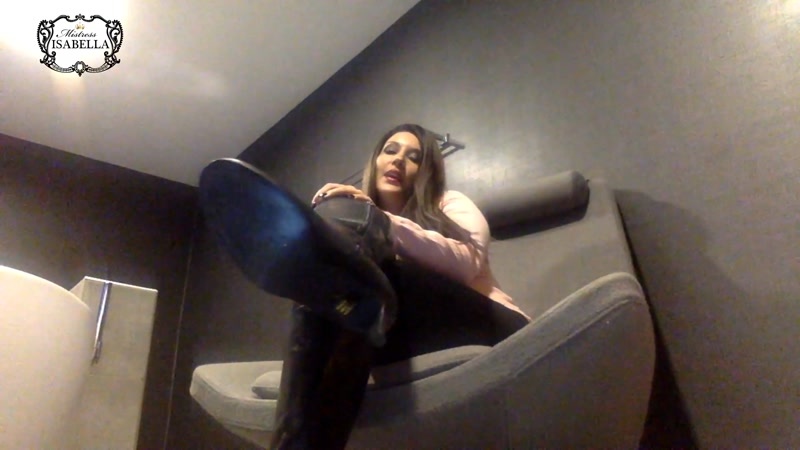 Mistress Isabella - Verschwitze schwarze Socken