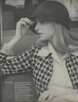 US Vogue February 1, 1972 : Karen Graham by David Bailey | the Fashion Spot