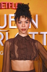 India Amarteifio - 'Queen Charlotte: A Bridgerton Story' Photocall in London, February 14, 2023