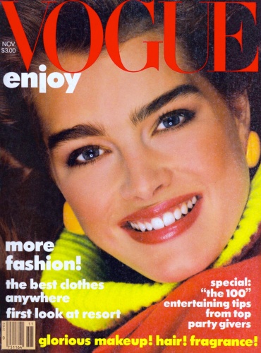 US Vogue November 1983 : Brooke Shields by Richard Avedon | the Fashion ...