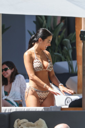 Yazmin Oukhellou - In bikini on vacation in Ibiza 05/13/2024