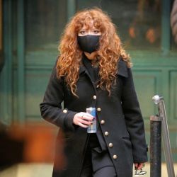 Natasha Lyonne - Filming a night scene at the Astor Place subway station for 'Russian Doll' Season 2 in New York, March 8, 2021