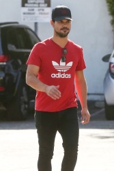 Taylor Lautner - Out for a walk in Los Angeles - April 19, 2017