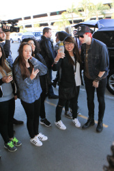 5 Seconds of Summer - LAX Airport in Los Angeles on November 30, 2015