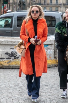 Florence Pugh - seen out in Paris, March 4, 2020