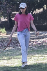 Aubrey Plaza - Out Walking her dog in Los Feliz July 25, 2023