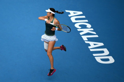 Emma Raducanu - Defeated in three sets by Elina Svitolina in Round of 16 match of Women's ASB Classic - Auckland, New Zealand - January 4, 2024