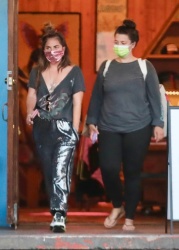 Lady Gaga - Goes shopping with a friend at Aviator Nation in Malibu, May 26, 2021