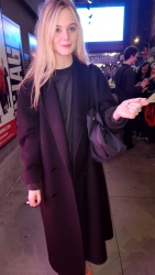 Elle Fanning - Greets fans after her debut performance in 'Appropriate' on Broadway December 10, 2023