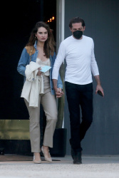 Lily James and Michael Shuman enjoy a romantic getaway in Palm Springs - 03/29/2021