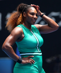 Serena Williams - during the 2019 Australian Open at Melbourne Park in Melbourne, 15 January 2019