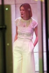 Rosamund Pike - Looks stunning in sparkling top on The One Show in London, November 16, 2021