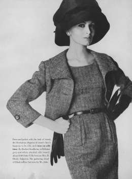 US Vogue February 1, 1960 : Anna Carin Bjorck by Jerry Schatzberg | the ...
