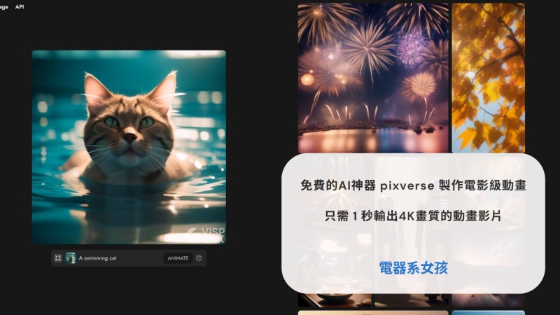 Vispunk、AI圖片轉影片、文字讓圖片動起來、圖片轉影片