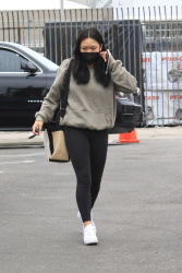 Sunisa Lee - Seen arriving and leaving practice at the DWTS studio in Los Angeles, October 31, 2021