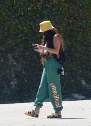 Vanessa Hudgens - Visits a soundstage in Los Angeles April 2, 2021