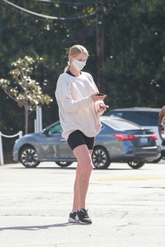 Abby Champion - Seen out with Christina Schwarzenegger after their bike ride in Brentwood, May 6, 2020