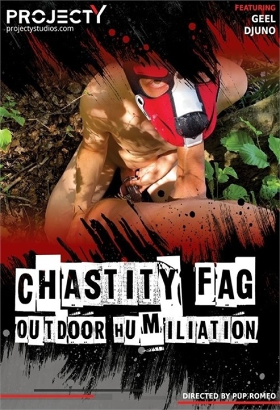 Pup Jaxx, Pup Geel - Chastity Fag Outdoor Humiliation - 1080p