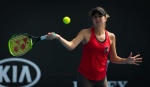 Belinda Bencic - during practice at the 2019 Australian Open at Melbourne Park in Melbourne 01/12/2019