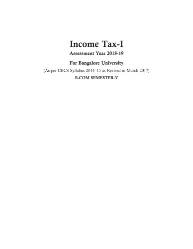 Income Tax   I