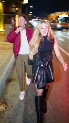 Sabrina Carpenter - Out for dinner in Los Angeles February 12, 2024