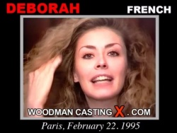 Deborah casting X-WoodmanCastingX.com