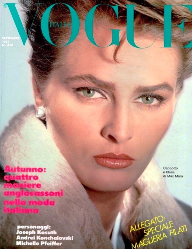 Vogue Italia September 1987 1 Elena Vannucci by Hiro the