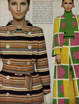 US Vogue April 1, 1967 : Celia Hammond by Bert Stern | the Fashion Spot