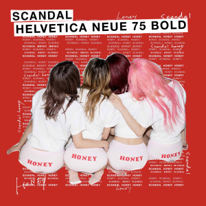 Fonts used by SCANDAL UDMPTPs0_t