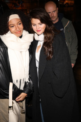 Selena Gomez - Spotted stopping for photos with some of her fans - Paris, France - February 18, 2024