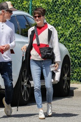 Selma Blair - Goes mask-less while out with her boyfriend Ron Carlson in Beverly Hills, April 27, 2021