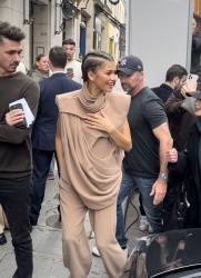 Zendaya - Spotted exiting an interview with her "Dune 2" castmates - Paris, France - February 13, 2024