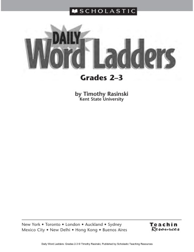 daily word ladders grades 2 3