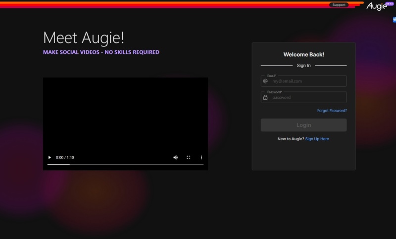 Augie AI視頻創作 自動字幕 視頻編輯 AI創作影片