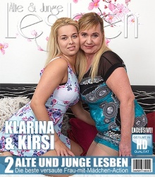 Mature - Kirsi (53), Klarina (20) - Hei&#223;es Babe hat Spa&#223; einer frechen reifen Lesbe  Mature.nl