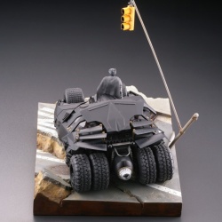 Batman : Batmobile Tumbler in Gotham City figure - Legacy of Revoltech (Revoltech) UsQxCJgX_t