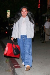 Awkwafina - Exiting Catch Steak in West Hollywood, June 1, 2023