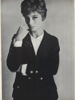 Magazine mode fashion VOGUE US september 15 1963 Brigitte Bauer Helmut Newton 