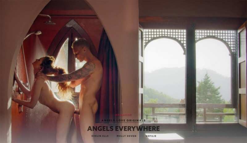 Evelin Elle, Molly Devon, Sofilie - Angels Everywhere 720p